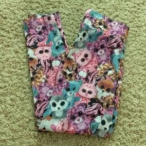 TY Beanie Boo Womens Beanie Boo Pattern Leggings
